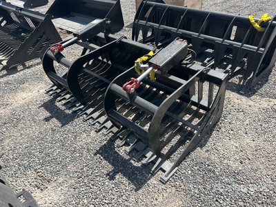 All-Star 72 in Skeleton Skid Steer Grapple (Unused)