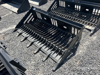 All-Star 72 in Rock Skid Steer Bucket (Unused)