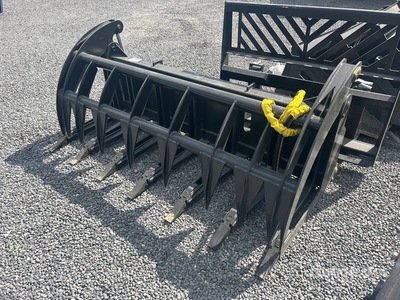 All-Star 74 in Heavy Duty Skid Steer Root Rake (Unused)