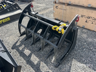 Mid-State 60 in Skid Steer Root Rake (Unused)