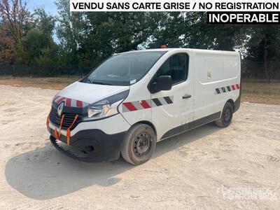 2019 Renault Trafic Vehicule Utilitaire Cargo Van (Inoperable)