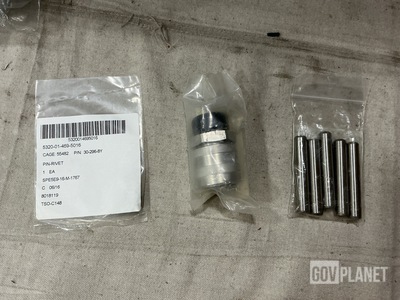(5) Dowel Pins, (1) Coupling Half, (30) Pin-Rivets & Assorted Items