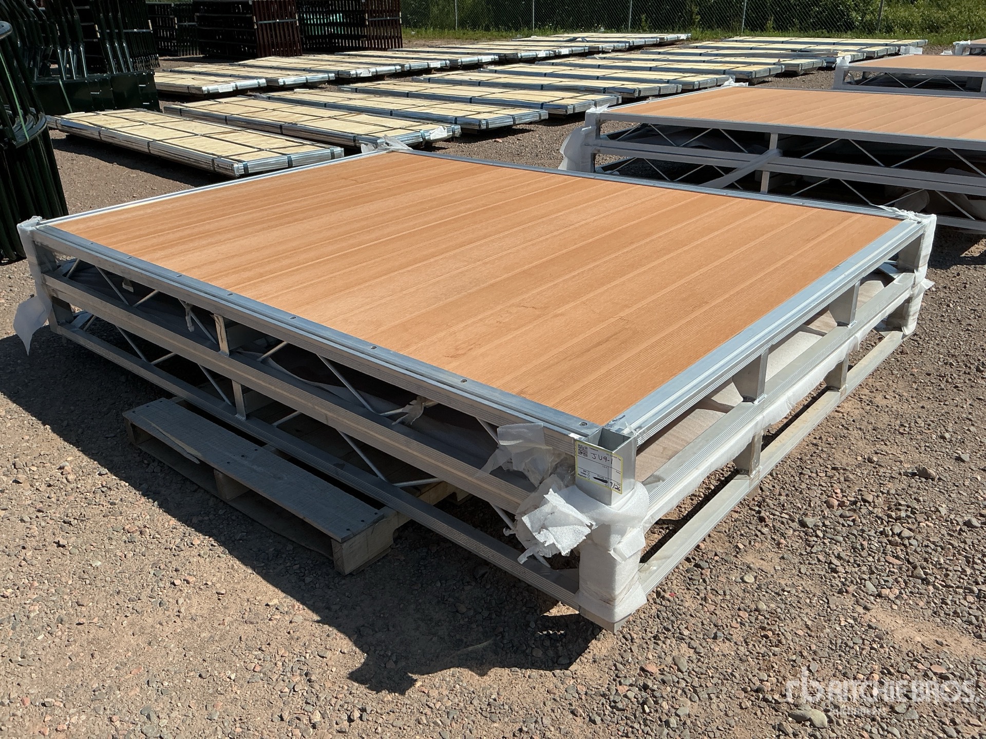 Quantity of (2) 2026 BYT BDF6 6 ft x 8 ft Aluminum Boat Dock Section Kit (Unused)
