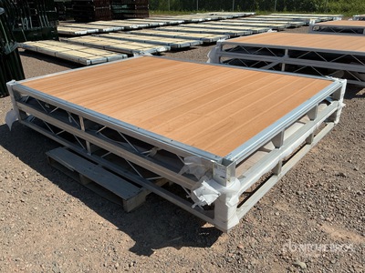 Quantity of (2) 2026 BYT BDF6 6 ft x 8 ft Aluminum Boat Dock Section Kit Divers - Équipement marine (Unused)