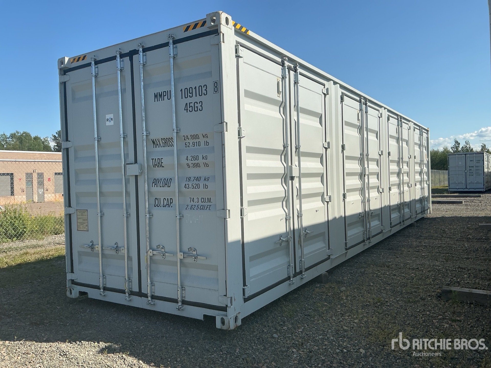 2025 40 ft High Cube Multi-Door Storage Container