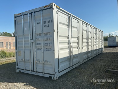 2025 40 ft High Cube Multi-Door Storage Container