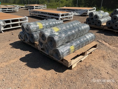 Quantity of (10) 2026 BYT FFC762 330 ft x 4 ft Galvanized Farm Vallas (Unused)