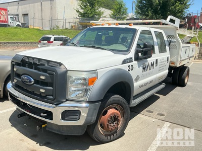 2016 Ford F-550 4x4 Crew Cab Flatbed Truck