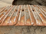 Undercarriage with Left Track Shoes