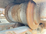 Undercarriage with Left Track Rollers