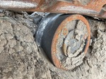 Undercarriage with Right Carrier Rollers