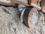 Undercarriage with Left Carrier Rollers