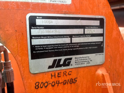 2015 JLG 10054 Teleskoplader