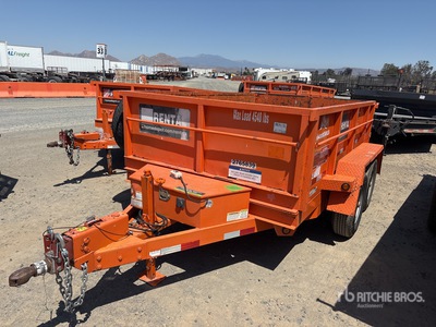2019 Snake 9 ft 7 in T/A Dump Utility Trailer