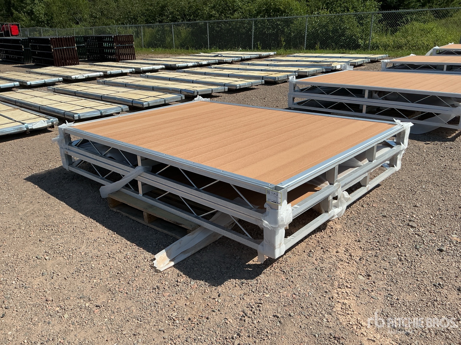Quantity of (2) 2026 BYT BDF6 6 ft x 8 ft Aluminum Boat Dock Section Kit (Unused)