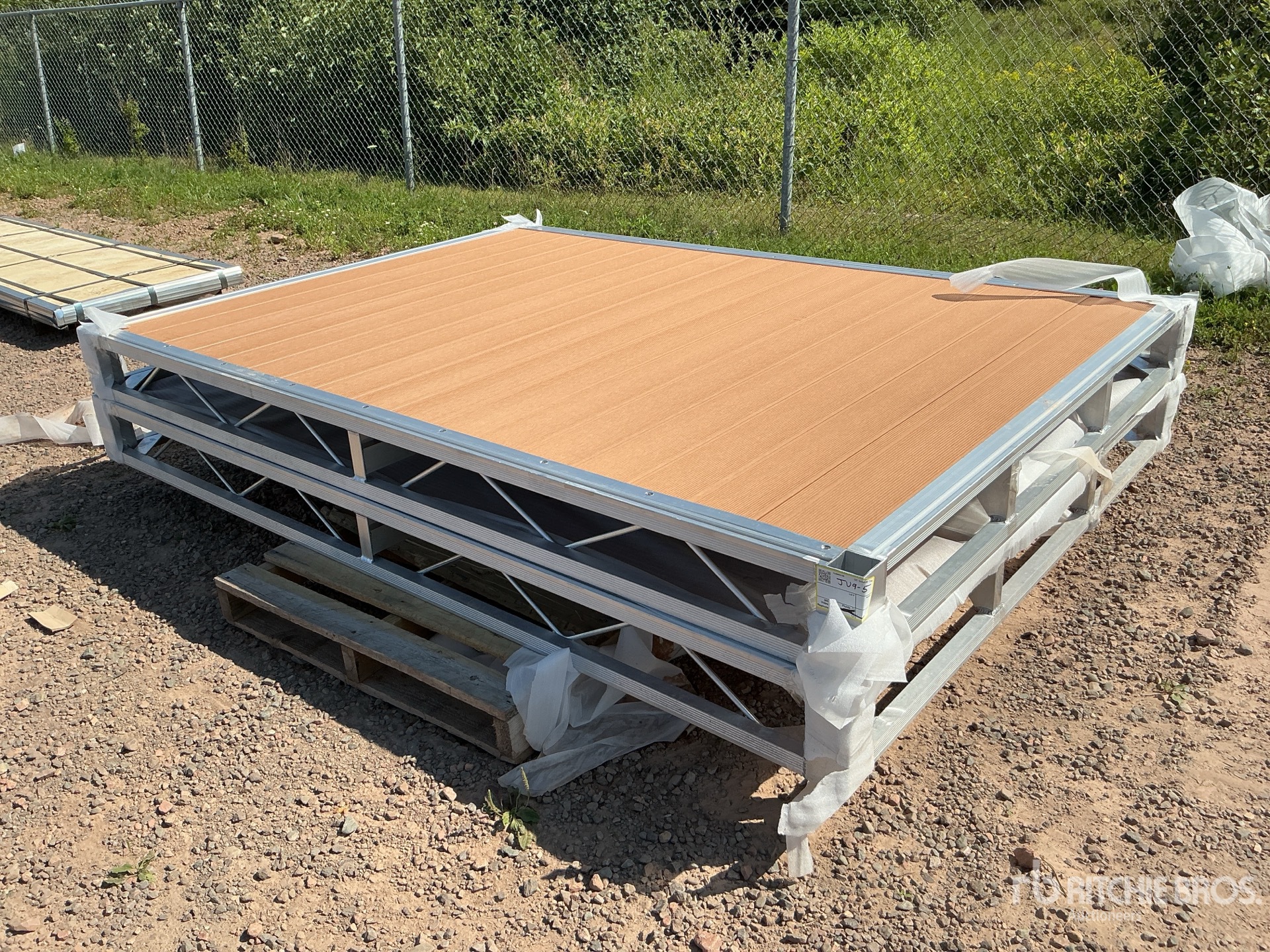Quantity of (2) 2026 BYT BDF6 6 ft x 8 ft Aluminum Boat Dock Section Kit (Unused)
