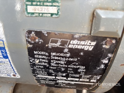 MTU 50 kW Generator Set (Inoperable)