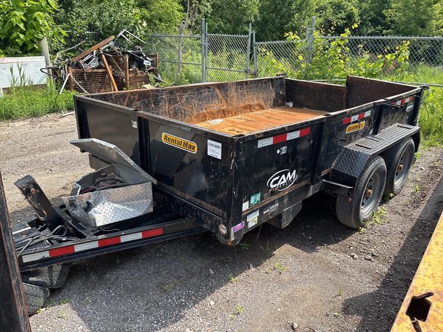 2023 Novae P126812LPHDT 12 ft T/A Dump Utility Trailer