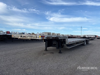 2001 Lode King 48 ft T/A Spread Axle Stufendeck-Anhänger