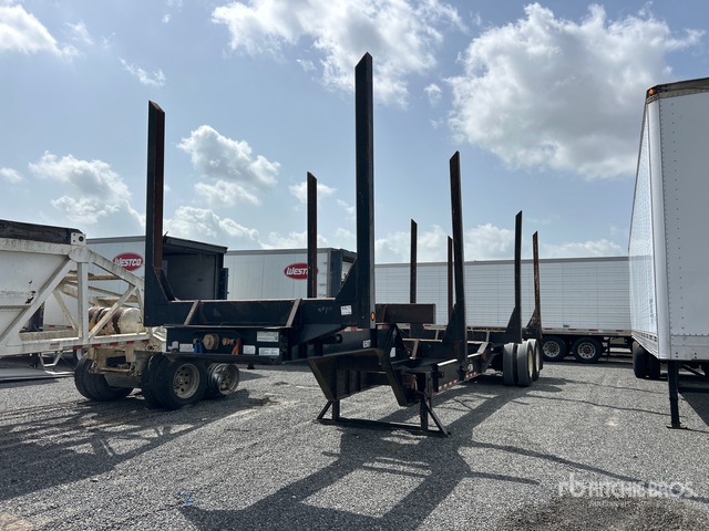 2020 Manac 21240A400 40 ft T/A Log Trailer