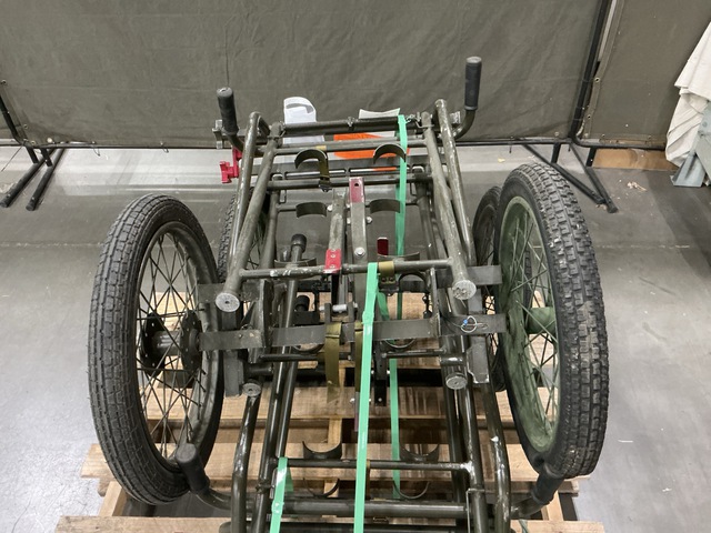 (2) Ran-Paige Wheeled Litter Carriers (2) Ran-Paige Wheeled Litter Carriers