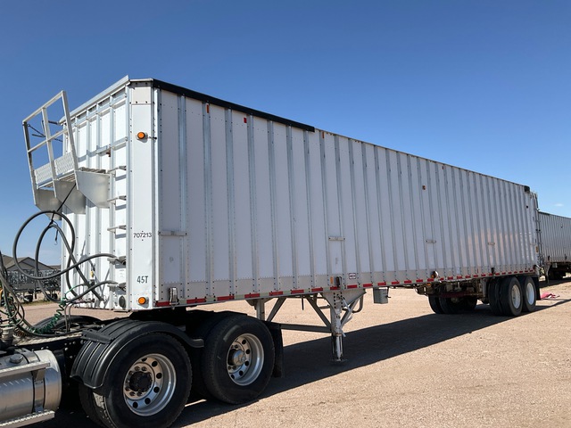 2004 Imco 45 ft T/A Aluminum Live Bottom Trailer