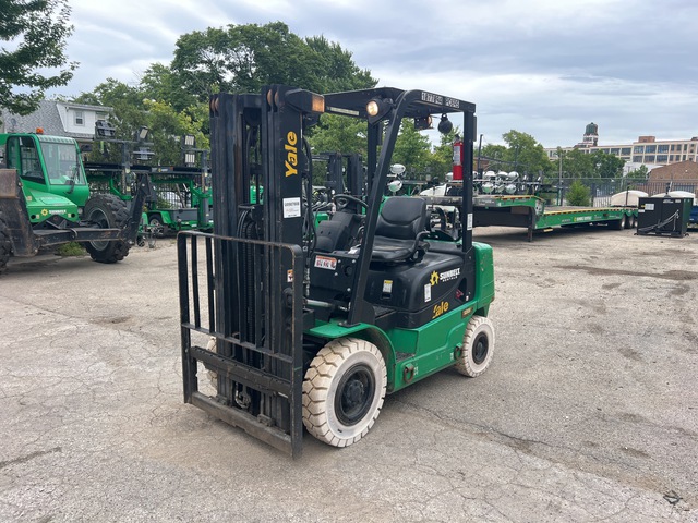 2017 Yale GTP050MX 4600 lb Pneumatic Tire Forklift