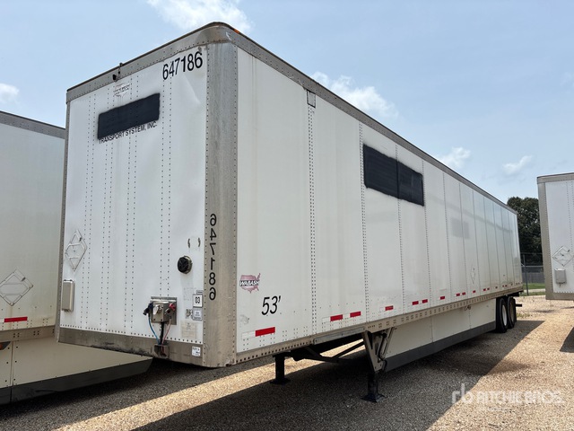 2017 Wabash DVCVHPC 53 ft x 102 in T/A Van Trailer