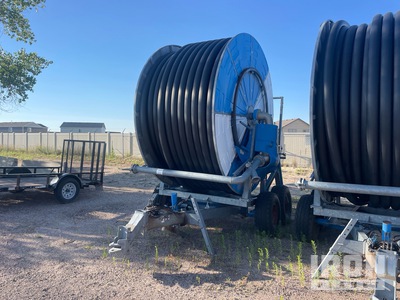 2006 OCMIS 125 R4/2 Hydraulic Irrigation Reel, Spray Bar Cart, Nozzle w/ Stand متنوع/ معدات الري