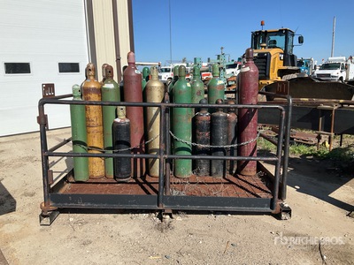 Acetylene & Oxygen Tank Storage Unit