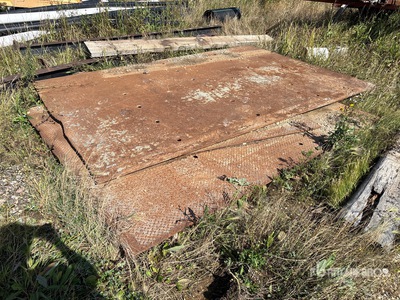Quantity of (3) 1/2 in Steel Plates