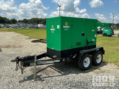 2017 MQ Power DCA45SSIU4FSG 45 kVA Mobile مولد