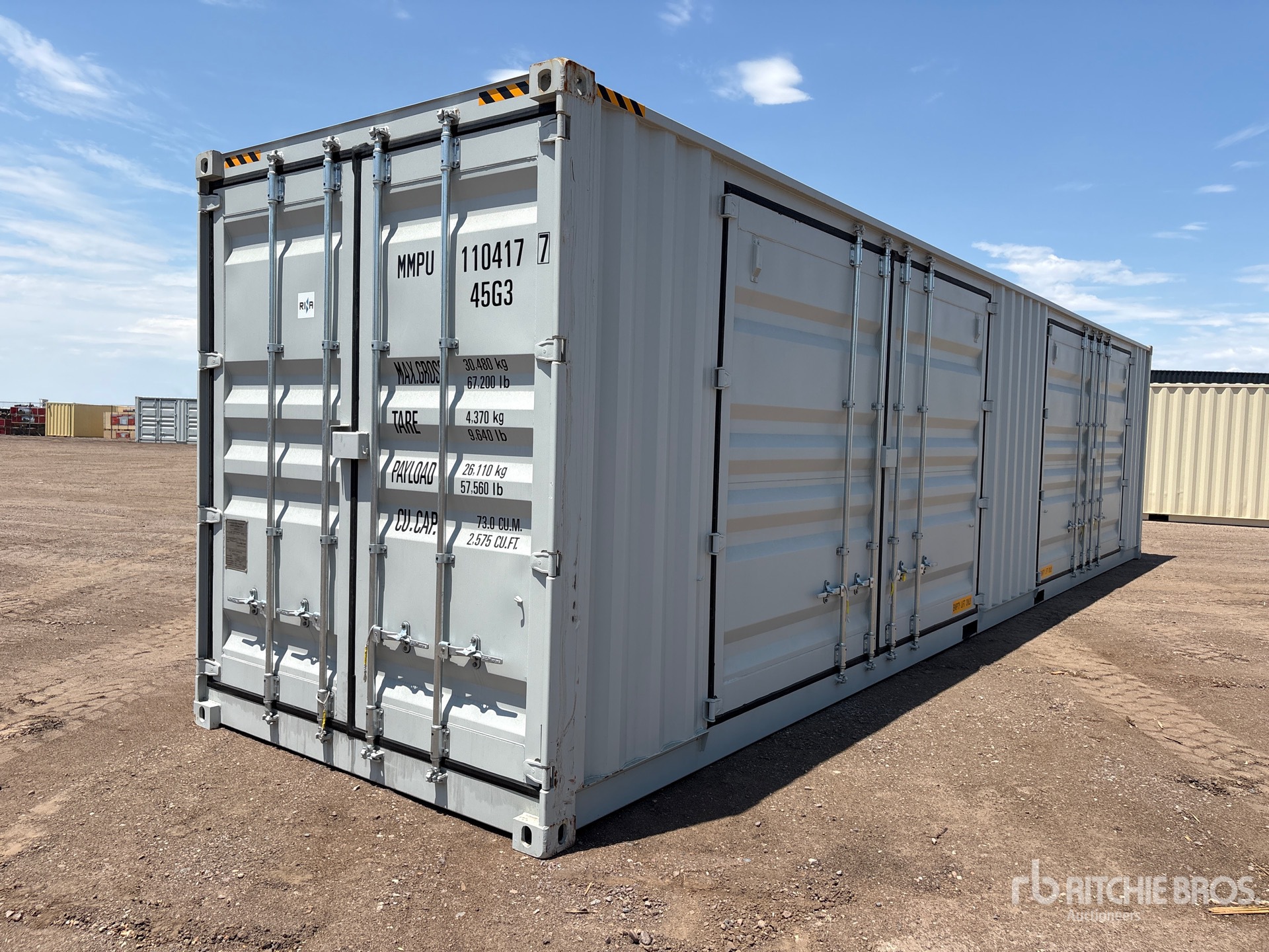 2026 40 ft High Cube Multi-Door Storage Container