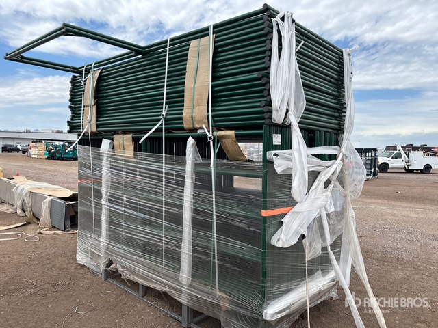 Quantity of (56) 2026 EMC CP10FT-5FT(54+2) 10 ft x 5 ft Powder Coated Corral Livestock Panel (Unused)