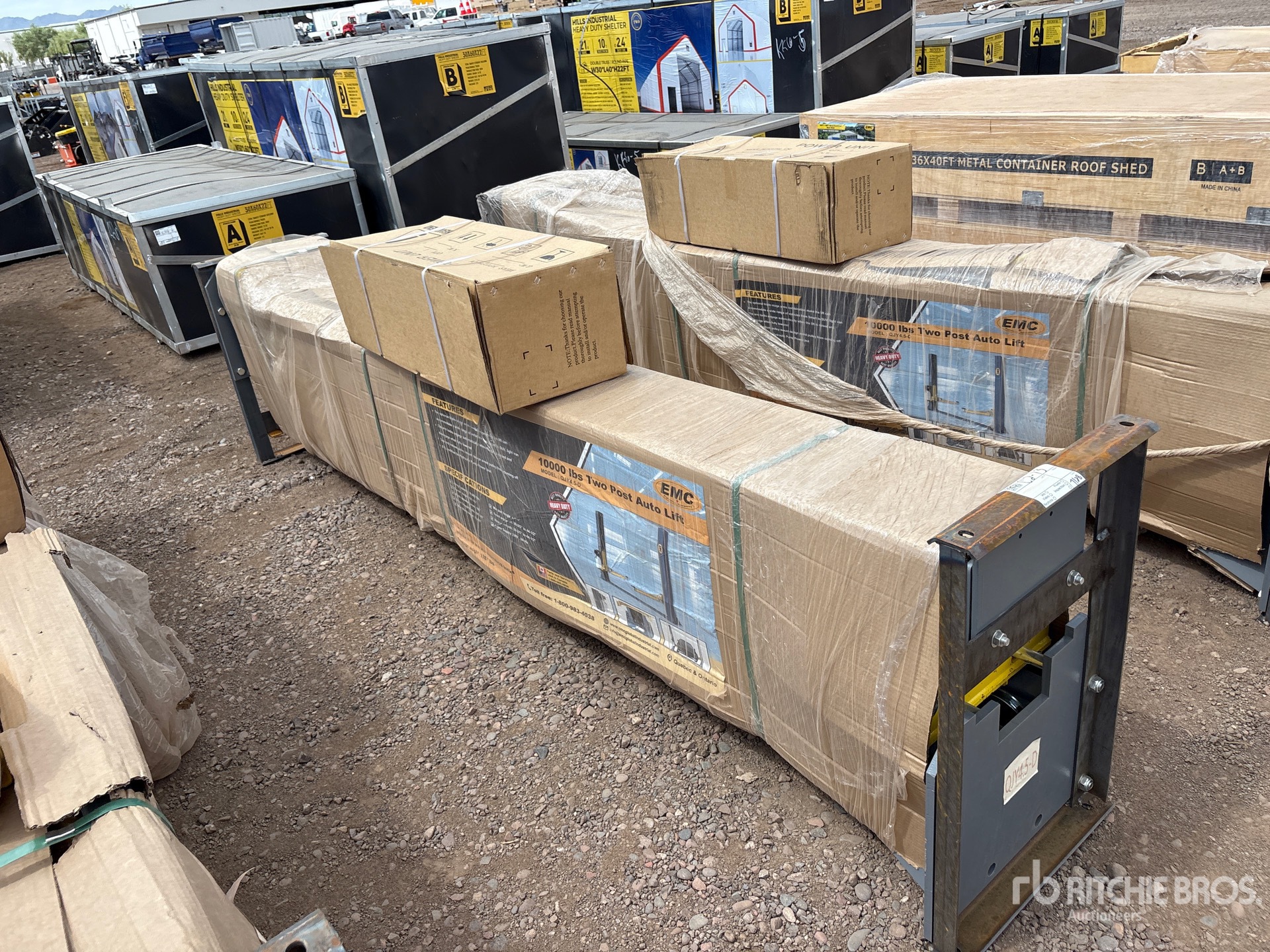 2026 EMC QJY4.5D 2 Post 10000 lb Vehicle Lift (Unused)