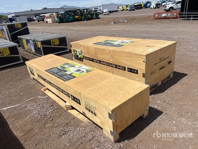 2026 EMC CG2541-H305 Double Garage Metal Warehouse Szopa (Unused)
