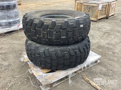 (2) Michelin 15.5R25 Tires w/Wheels