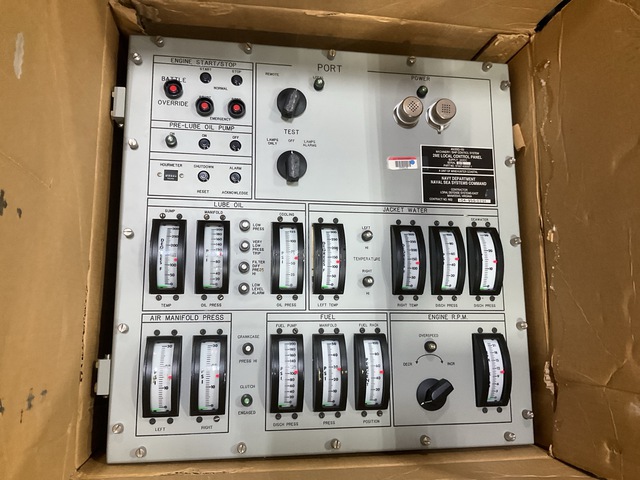 AN/SSQ-109 Machinery/Ship Control System 2ME Local Control Panel AN/SSQ-109 Machinery/Ship Control System 2ME Local Control Panel