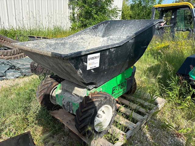 2021 PowerPusher E-750 Walk-Behind Electric Concrete Buggy