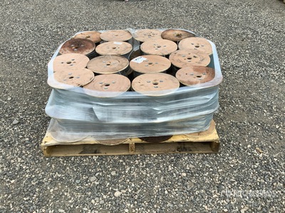 Quantity of (36) Spool Rolls of Galvanized Alambre de espino (Unused)