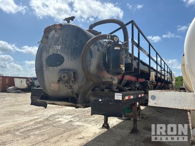 2015 Troxell 5460 gal T/A Vacuum Tanker Trailer