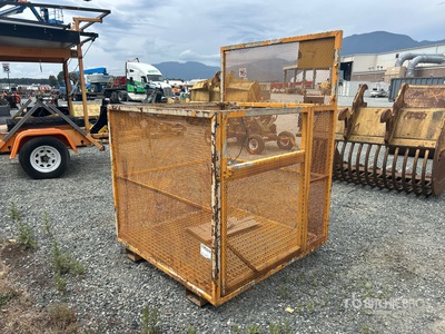 JJM 500 lb 4 ft x 40 in x 62 in Cesta para personas