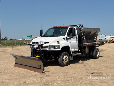 2007 GMC C5500 4x4 Pług śnieżny