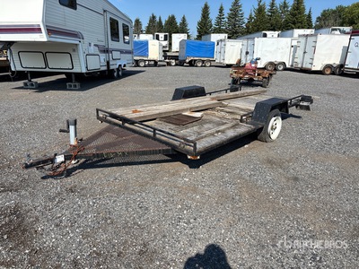 Fulton 12 ft S/A Equipment Trailer