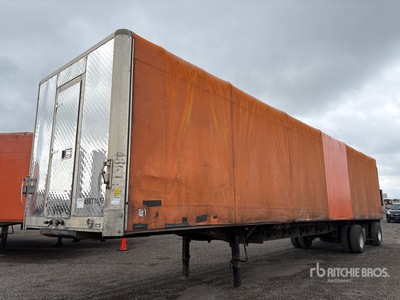 2001 Transcraft 53 ft T/A Curtain Side Trailer