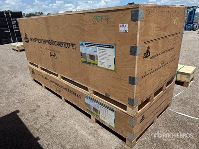 2026 SELA RK4036 36 ft x 40 ft Container Roof Kit Storage Building (Unused)