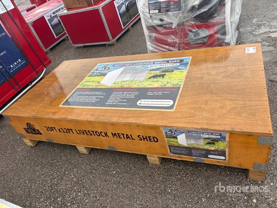 2026 SELA LT2012 20 ft × 12 ft Metal Shed Corral (Unused)