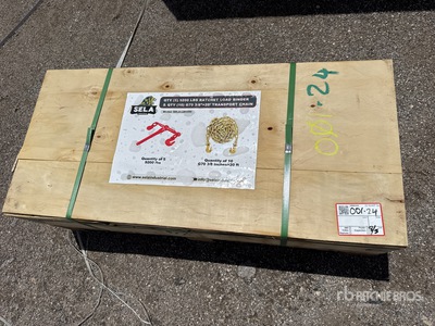 2026 SELA LB9200 Quantity of (5) Ratchet Binders & Quantity of (10) Transport Chains (Unused)