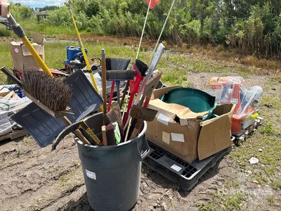 Quantity of (3) Pallets of Tools and Supplies Parti varie