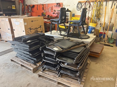 Quantity of (3) Pallets of Chairs and Tables Arredamento vario